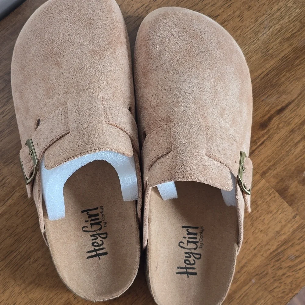 Corkys Tan Suede Slip-On Shoes - Picture 4 of 8